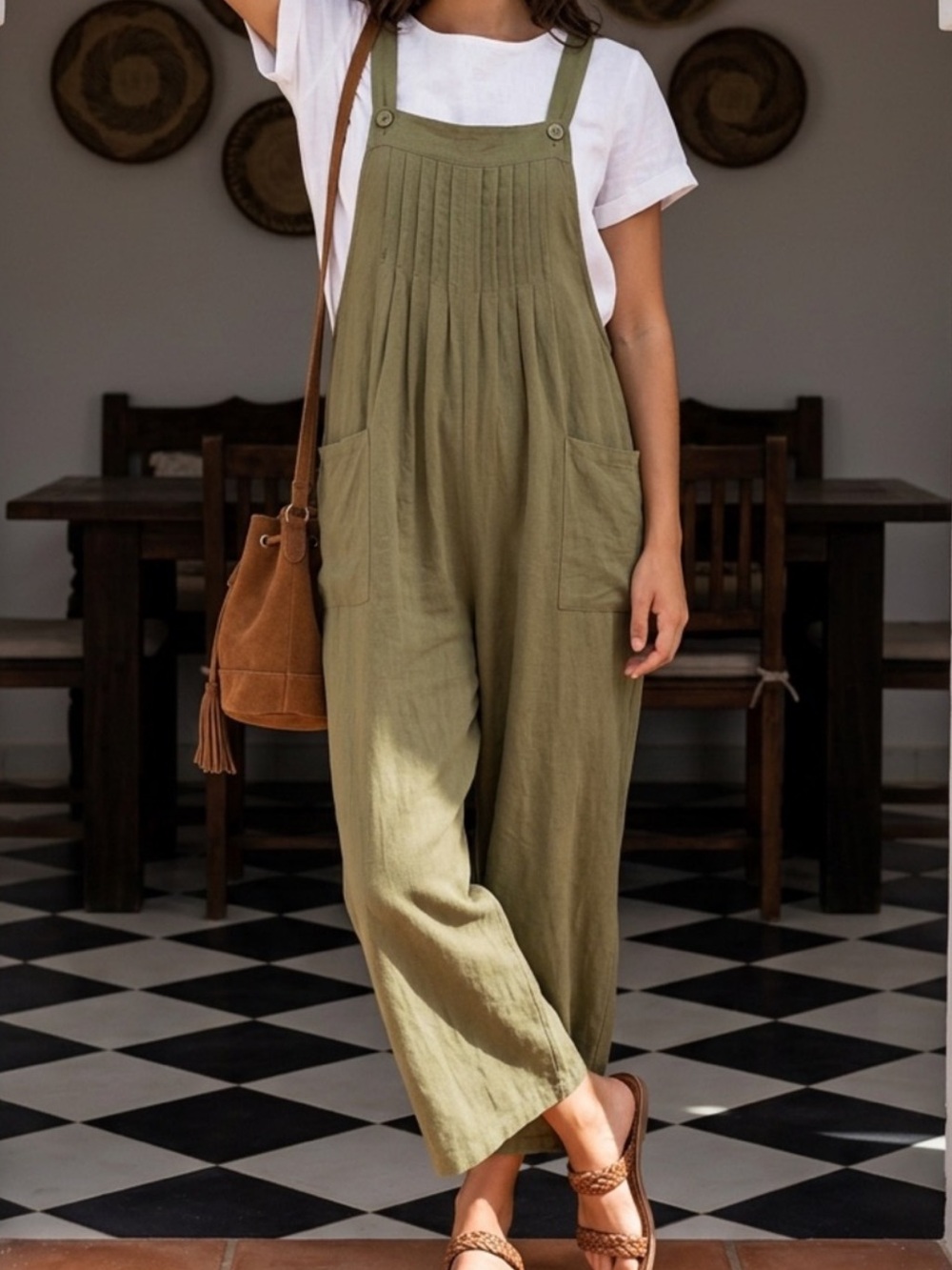 Stylish Olive Jumpsuit
